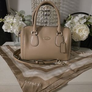 Coach Tan Leather Handbag